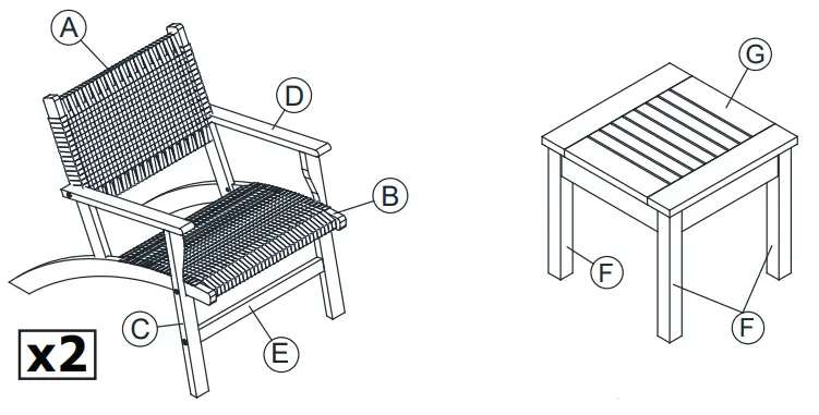 honey-joy-TOPB006511-3-Pieces-Wood-Outdoor-Eucalyptus-Bistro-Set-fig-2