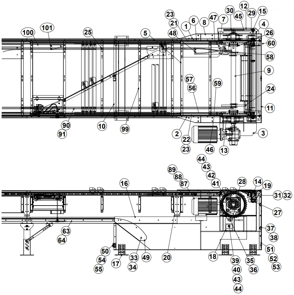 HYTROL ProSort 400 Elite High Speed Sortation Conveyor - Catenary Divert