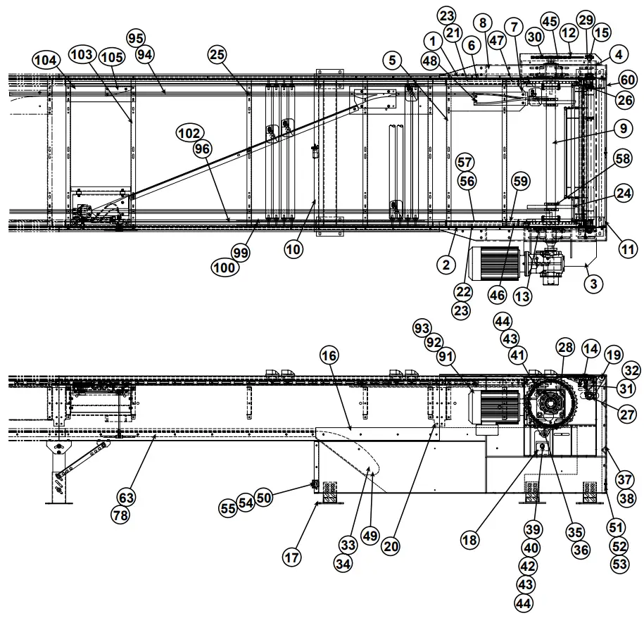 HYTROL ProSort 400 Elite High Speed Sortation Conveyor - Drive Section