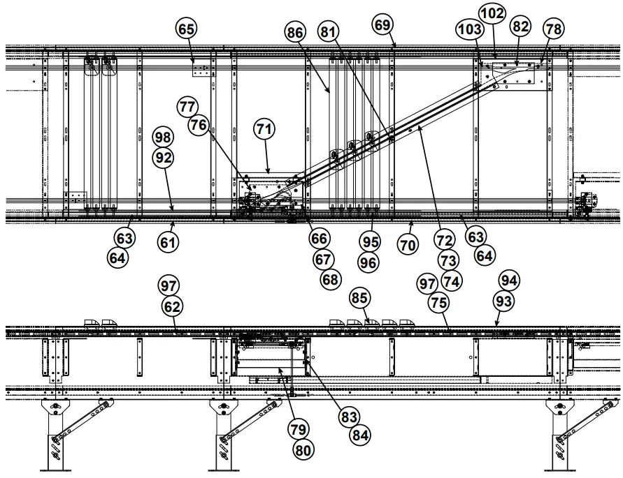 HYTROL ProSort 400 Elite High Speed Sortation Conveyor - Parts