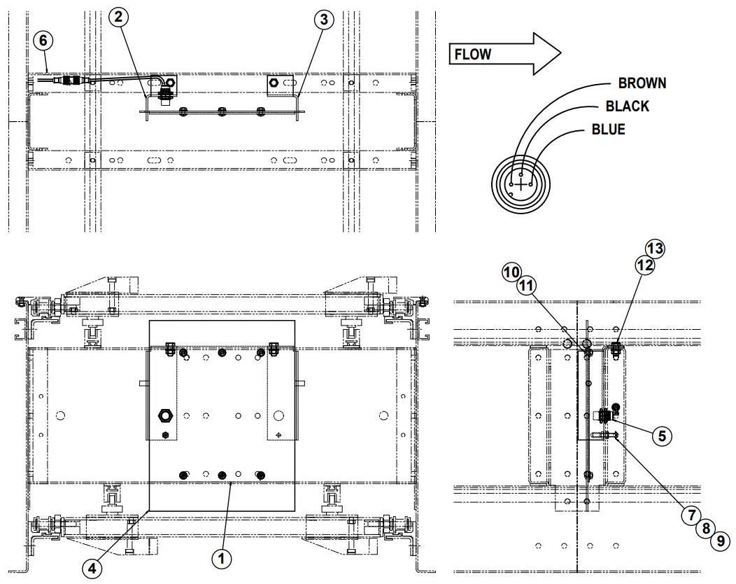HYTROL ProSort 400 Elite High Speed Sortation Conveyor - Safety Switch Assembly