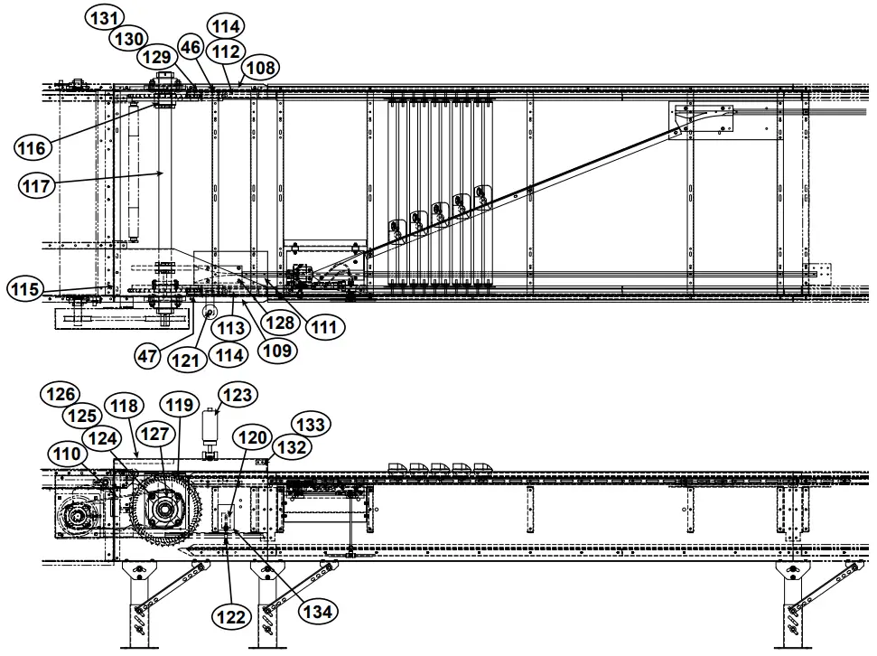 HYTROL ProSort 400 Elite High Speed Sortation Conveyor - Tail and Divert Section