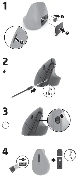hp 920 Ergonomic Wireless Mouse 2