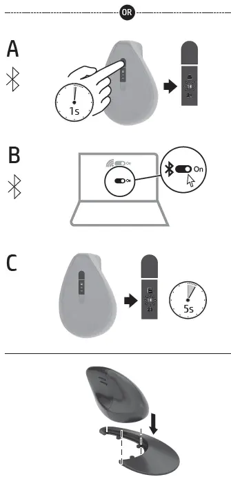 hp 920 Ergonomic Wireless Mouse 3