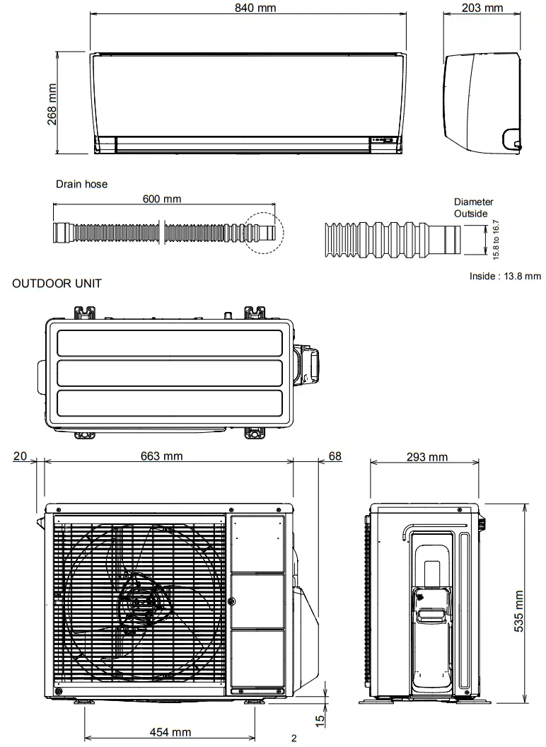 FUJITSU ASYG07LMCA Split Type Room Air Conditioner Wall Mounted Type -