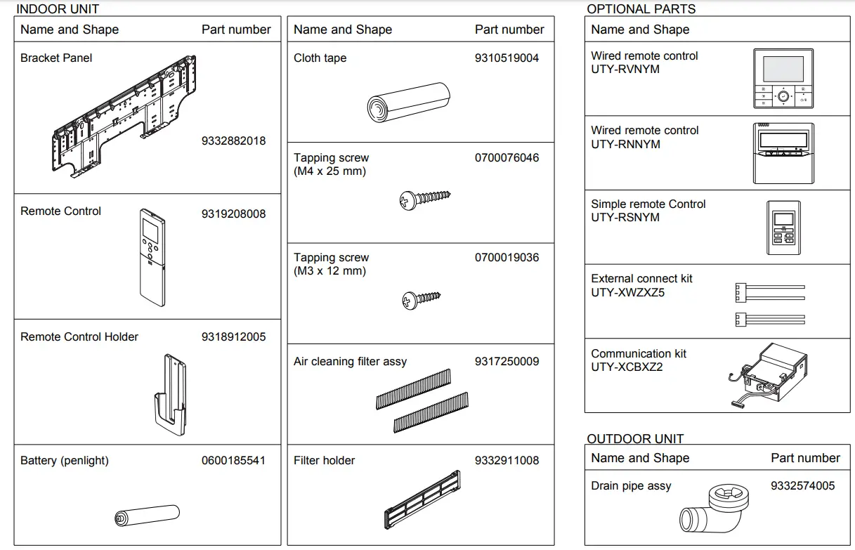 FUJITSU ASYG07LMCA Split Type Room Air Conditioner Wall Mounted Type - CIRCUIT17