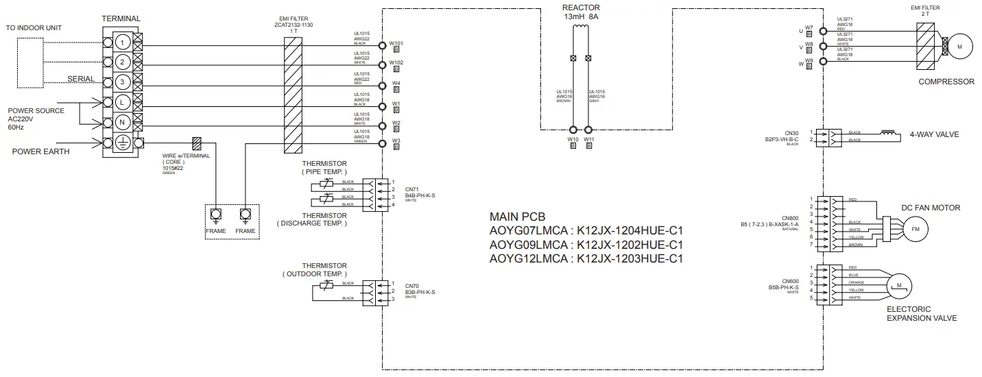 FUJITSU ASYG07LMCA Split Type Room Air Conditioner Wall Mounted Type - CIRCUIT5