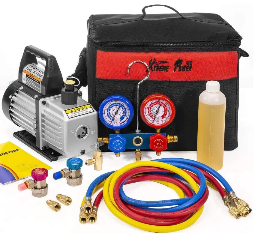 ‎XtremepowerUS-71097-VACUUM-PUMP-HVAC-REFRIGERATION-AC-MANIFOLD-GAUGE-PRODUCT