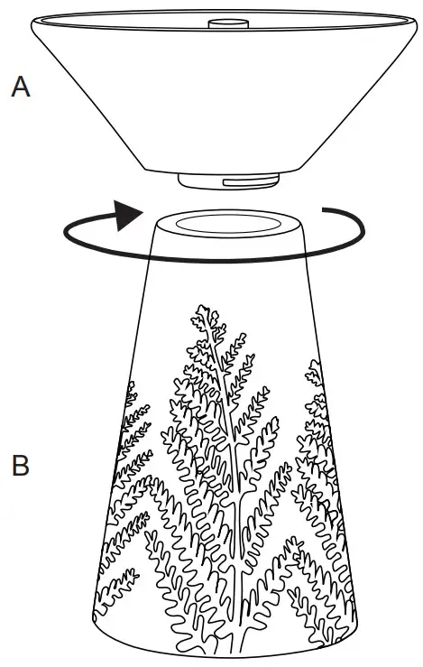 glitzhome 2007300051 Outdoor Fountain with LED Lights and Pump - fig 4