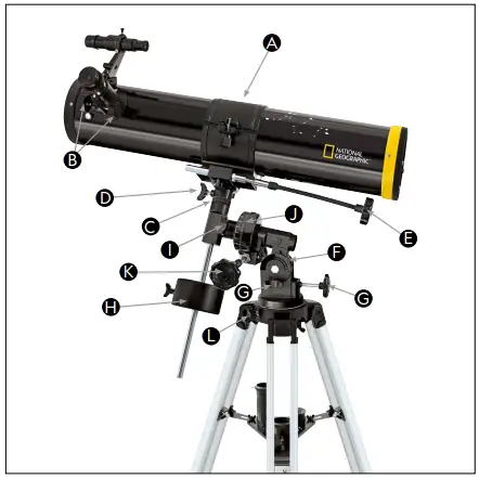 NATIONAL GEOGRAPHIC 9454103 76,700 EQ Reflector Telescope-FIG17