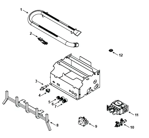 LUM-VF-NM Lumonessen Vent Free Hearth Kit fif-1