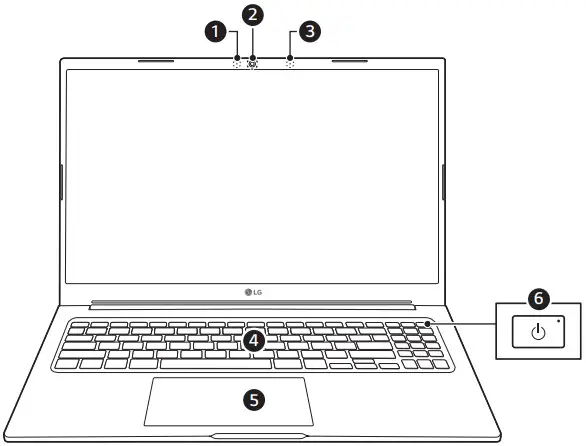 LG 15U50Q Series Notebook Laptop - Front