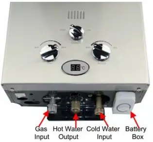 Preparing the hot water system for use