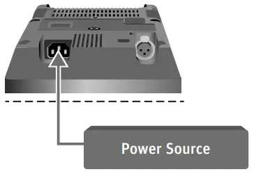 Connecting/disconnecting the loudspeaker to/from the power supply system