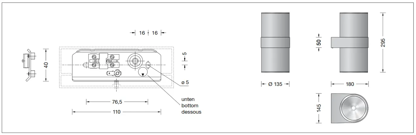 BEGA 50 604.5 Wall Luminaire for Indoor Use - Fig1