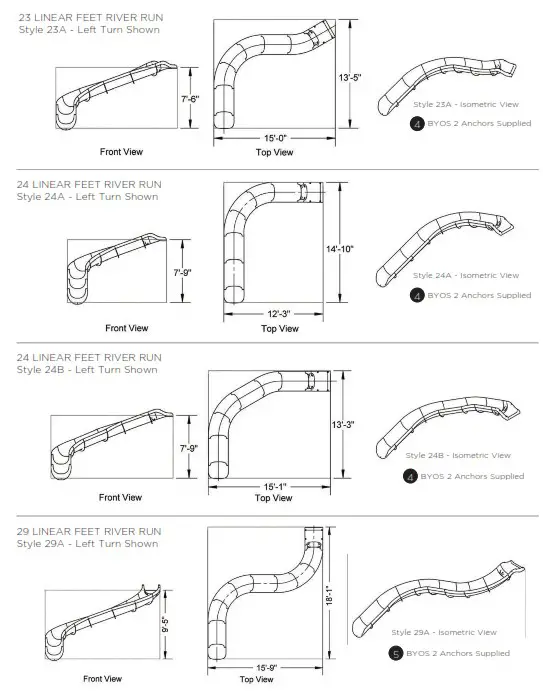 S R Smith GRS10-CR-55-C Garden Ride Pre Configured Custom Slides - Consumecr