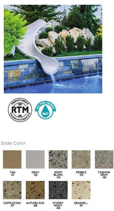 S R Smith GRS10-CR-55-C Garden Ride Pre Configured Custom Slides - Custom.