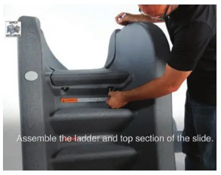 S R Smith GRS10-CR-55-C Garden Ride Pre Configured Custom Slides - pool slides