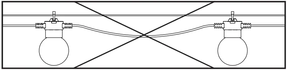 tivoli Litesphere 2.0 Low Voltage LED String Lights - Catenary Cable Suspension 2