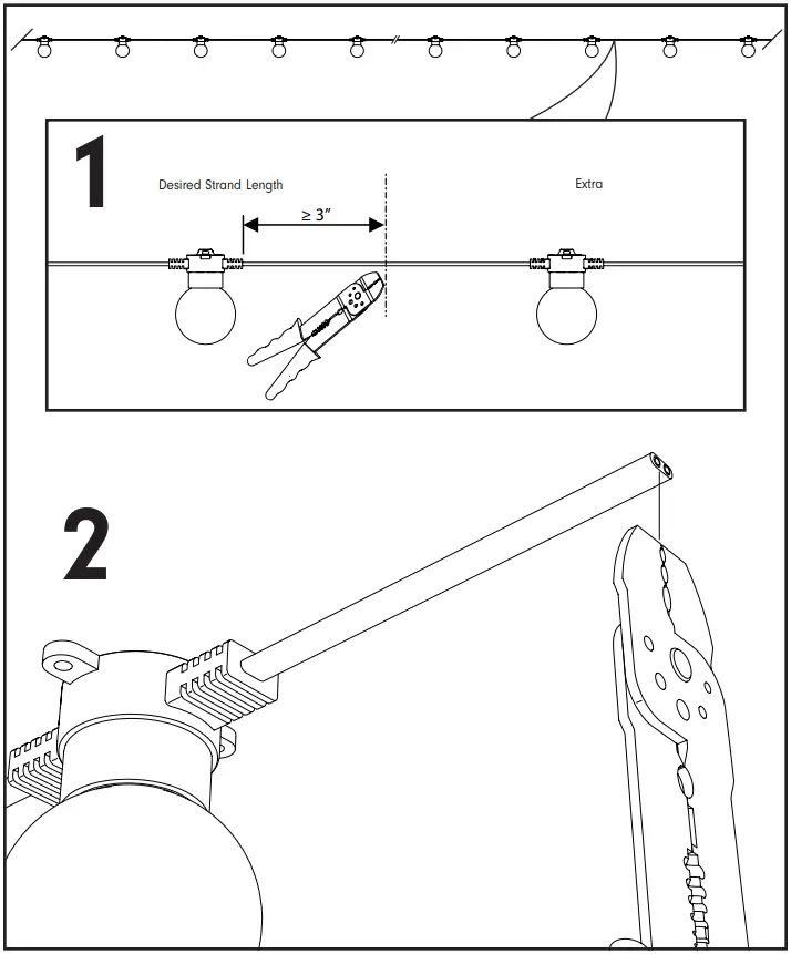 tivoli Litesphere 2.0 Low Voltage LED String Lights - Cutting the Strand