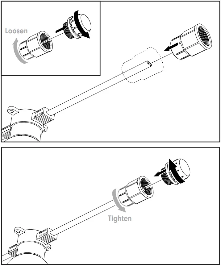 tivoli Litesphere 2.0 Low Voltage LED String Lights - Installing End Cap