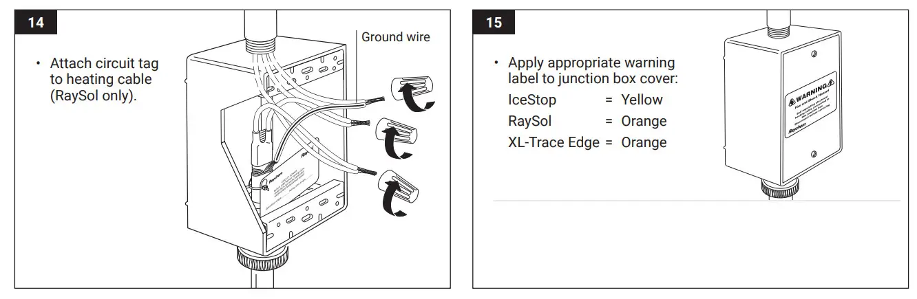 nVent RAYCHEM FTC-P Power Connection and End Seal Kit - INSTALLATION 5