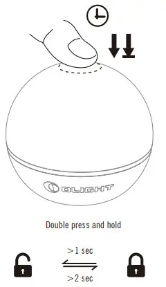 OLIGHT Obulb Plus Touch Night Light Smart Multicolor Orb Light - Figure 4