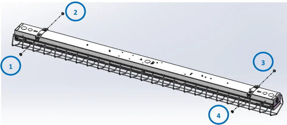 AcuityBrands 912-00079-002 CSS LED Strip Light - Guard and Brackets
