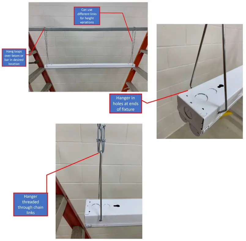 AcuityBrands 912-00079-002 CSS LED Strip Light - Hanger Chain