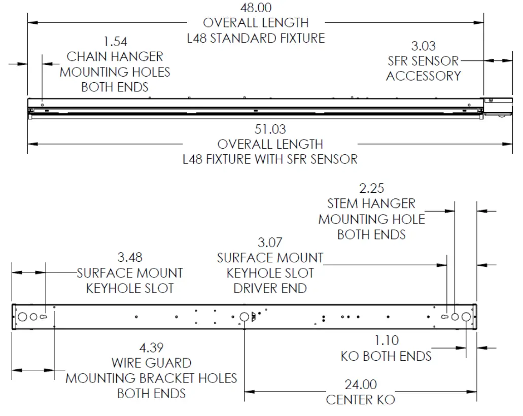 AcuityBrands 912-00079-002 CSS LED Strip Light - L48 fixture