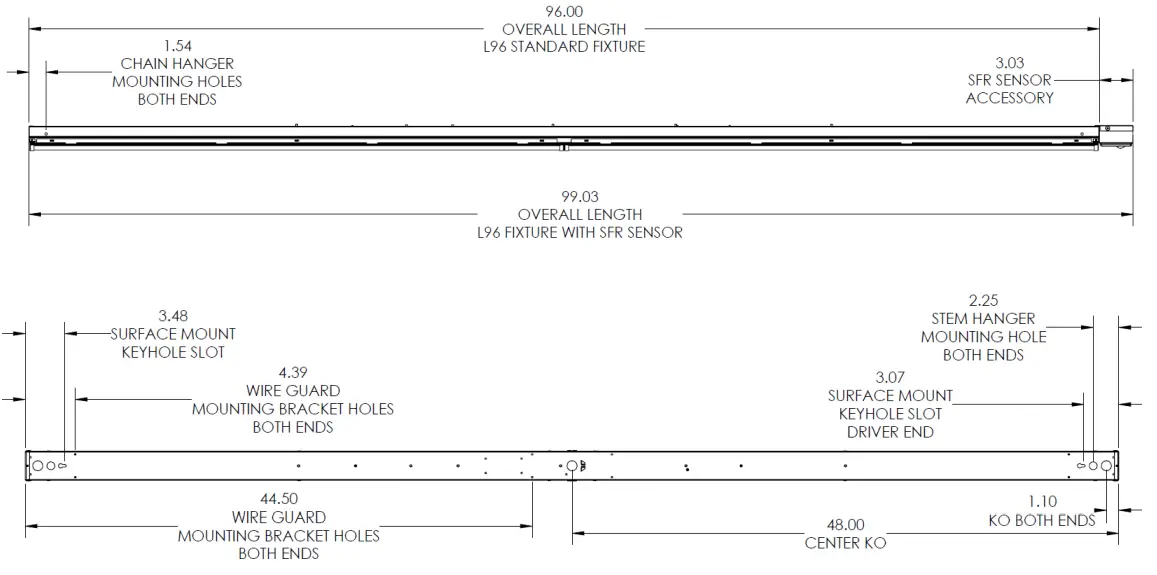 AcuityBrands 912-00079-002 CSS LED Strip Light - L96 fixture