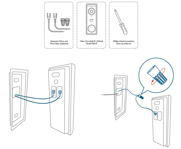 Connect the Doorbell Wires
