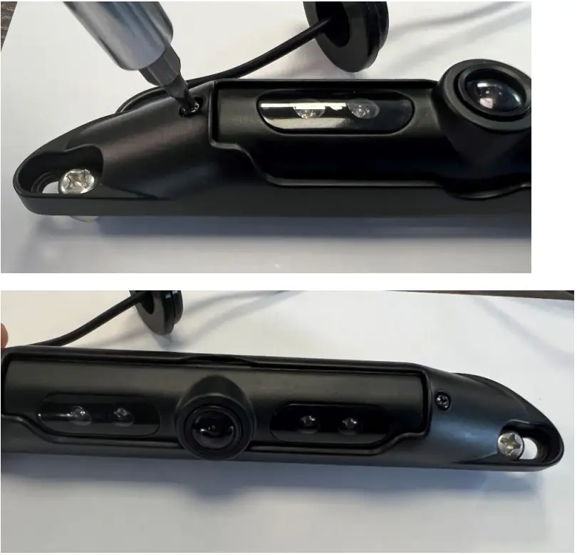 BRIGADE BL 2130C Rear Facing Number Plate 720p AHD Camera - screws