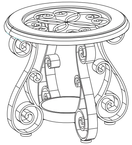 Aoibox Kahomvis Unbranded Tatahance SNMX2994 25.5 Inch Dark Brown Small Round Glass End Table - Figure