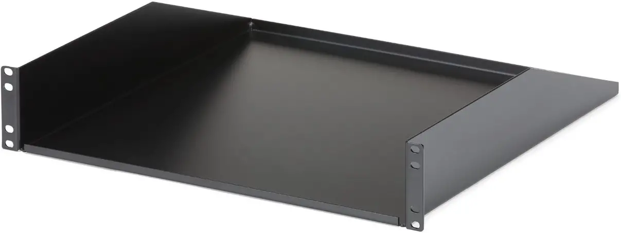 StarTech Com CABSHELFHD 2U 18 Inch Deep Rack Mount Shelf