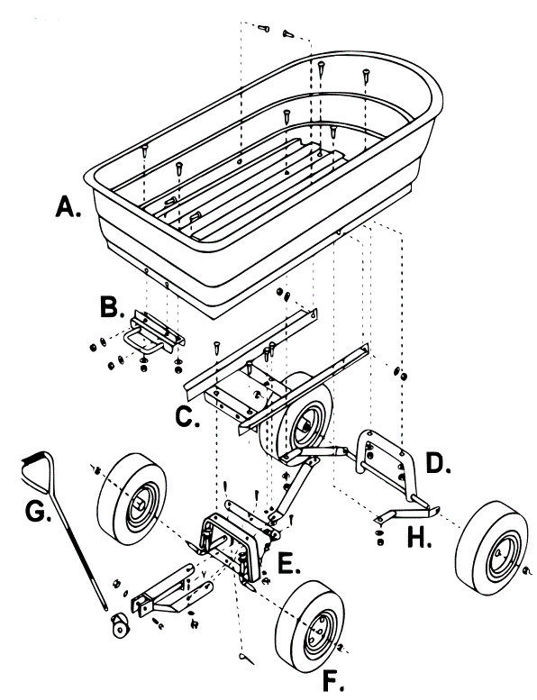XPOtool 61305 Garden Tipping Cart-fig1