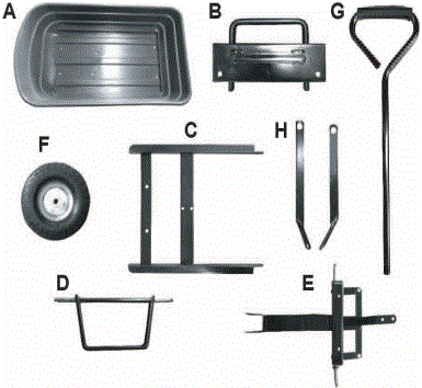XPOtool 61305 Garden Tipping Cart-fig2