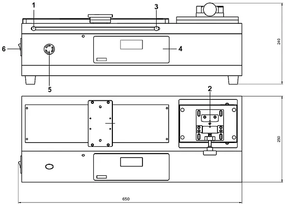 PCE Instruments PCE-VTS 50, PCE-HTS 50 Force Test Stand-fig3
