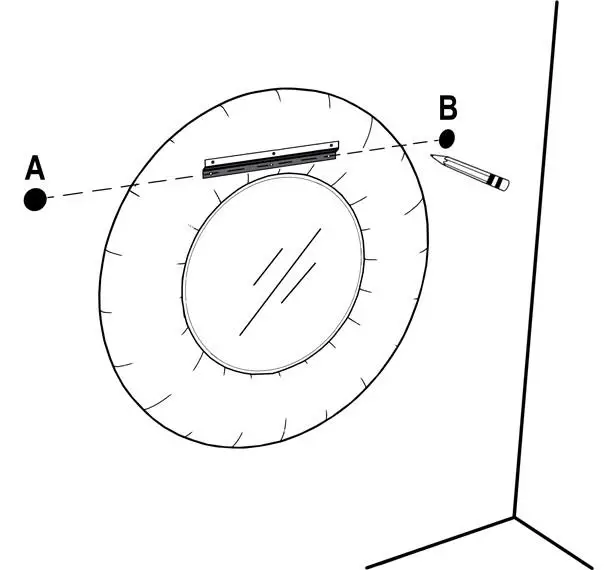 WILLIAMS SONOMA 9272789 Point Reyes Mirror Round - Mounting Instructions 2
