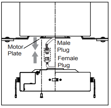 CARRO WGA-523A3L Integrated LED Indoor White Ceiling Fan