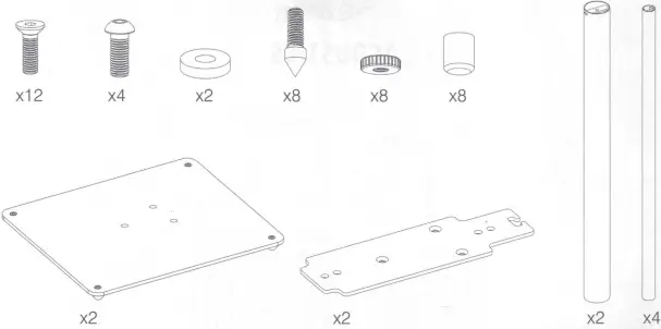 Q ACOUSTICS 3000i Speaker Stand Pair-fig1