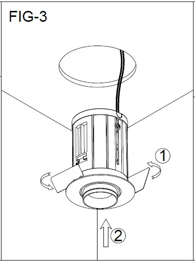 HALCYON R799 Recessed Tilt Display Light 04