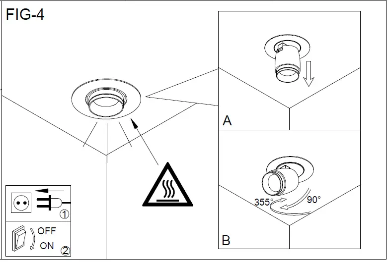 HALCYON R799 Recessed Tilt Display Light 05