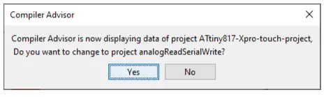MICROCHIP 50003215A Compiler Advisor in MPLAB X IDE - Compiler Advisor Example 15