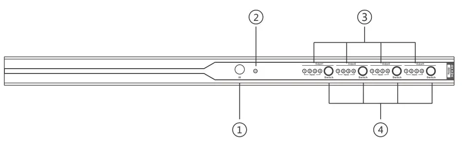 eiRa ER2681M44 HDMI Matrix Switch - fig 1