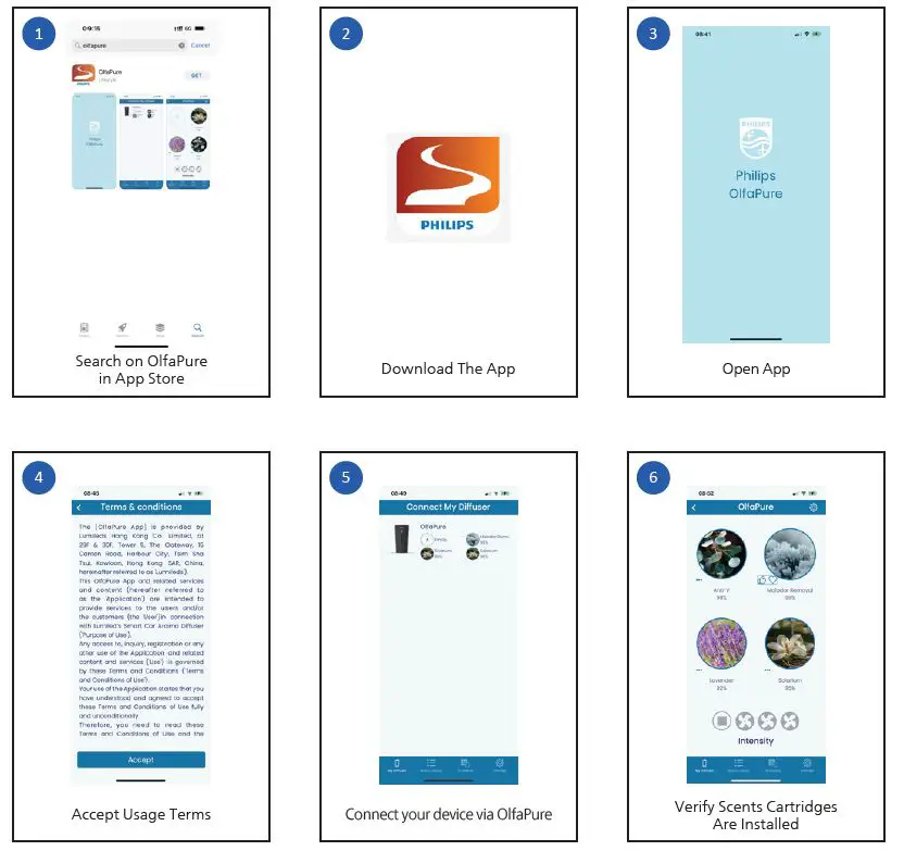 PHILIPS OlfaPure Aroma Commemorative Car Air Purifier User Manual-fig-5