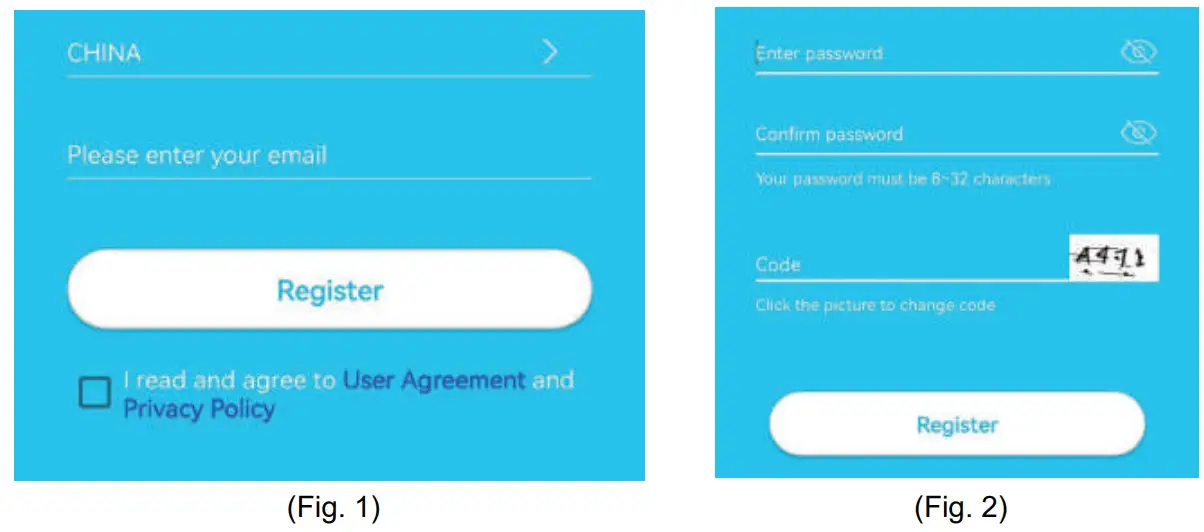 XEGA XG-02 3G-4G LTE Security Camera - Account registration