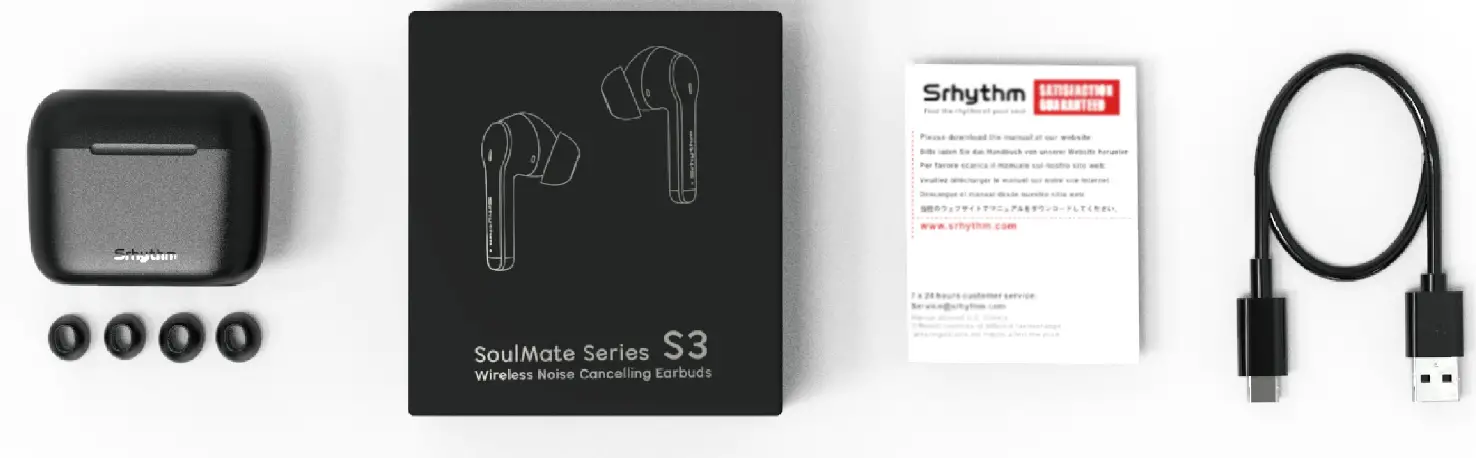 Srhythm S3 True Wireless Stereo Earbuds 1