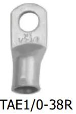 Pacer TAE4-38R-2 Tinned Lug - 38R