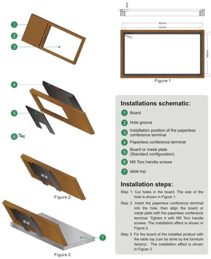 VISSONIC VIS-PMU-T Desktop Paperless System - Fig 1, 2, 3